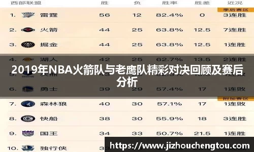 2019年NBA火箭队与老鹰队精彩对决回顾及赛后分析